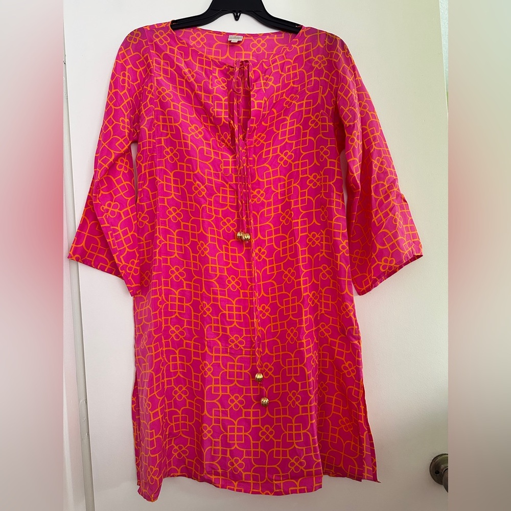 Milly Pink and Orange Swim Coverup